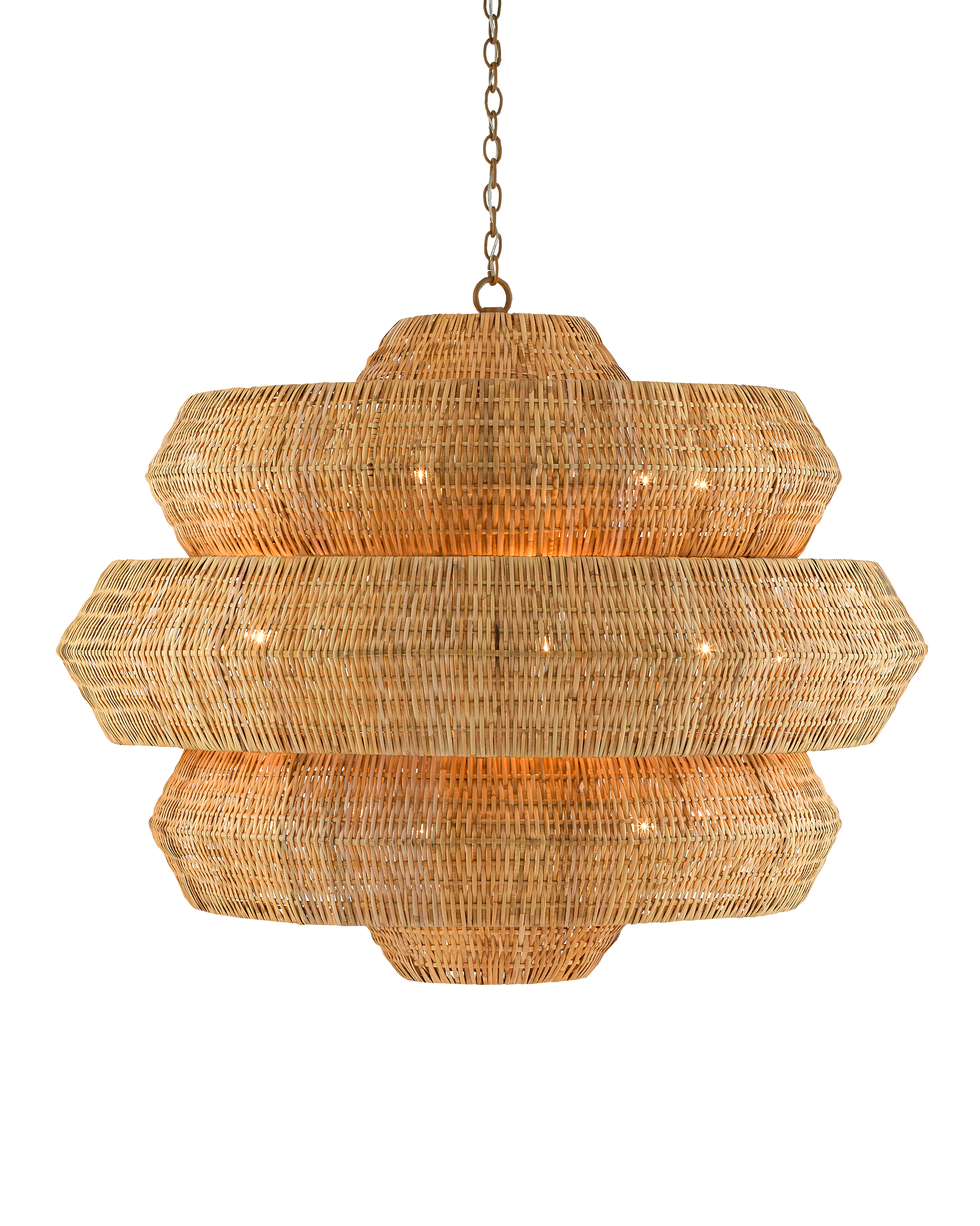 Elegant chandelier detail